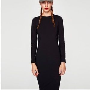 New with tags. Zara long sleeve midi dress.